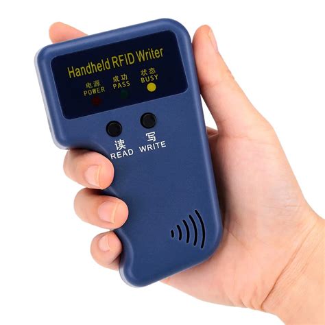 portable handheld 125khz rfid id card writer copier duplicator|Portable Handheld ID Card Reader Writer RFID Card Copier with .